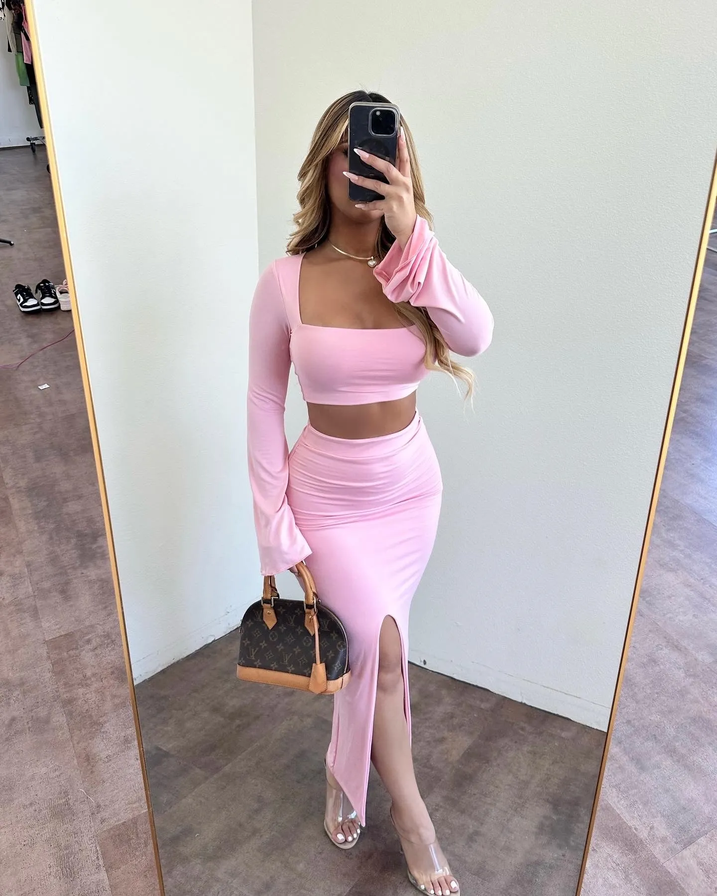 Jane Skirt Set(Pink) sold by OOTDFash product image thumbnail 2