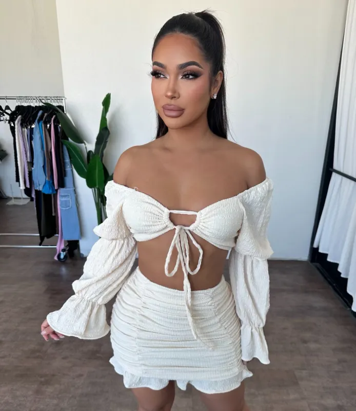 Patrisha Set (Cream) sold by OOTDFash