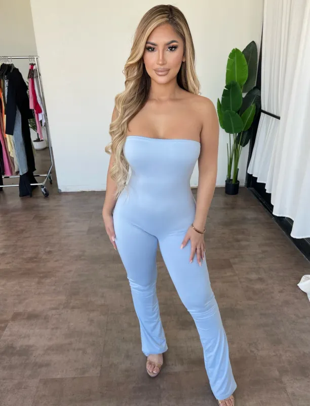 Lily Jumpsuit(Light Blue) sold by OOTDFash