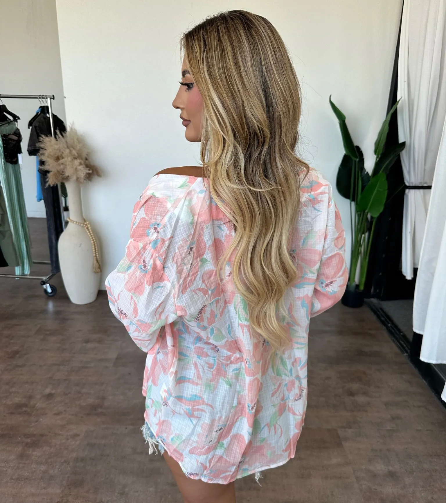 Eiza Top Set(Peach/White) sold by OOTDFash product image thumbnail 3