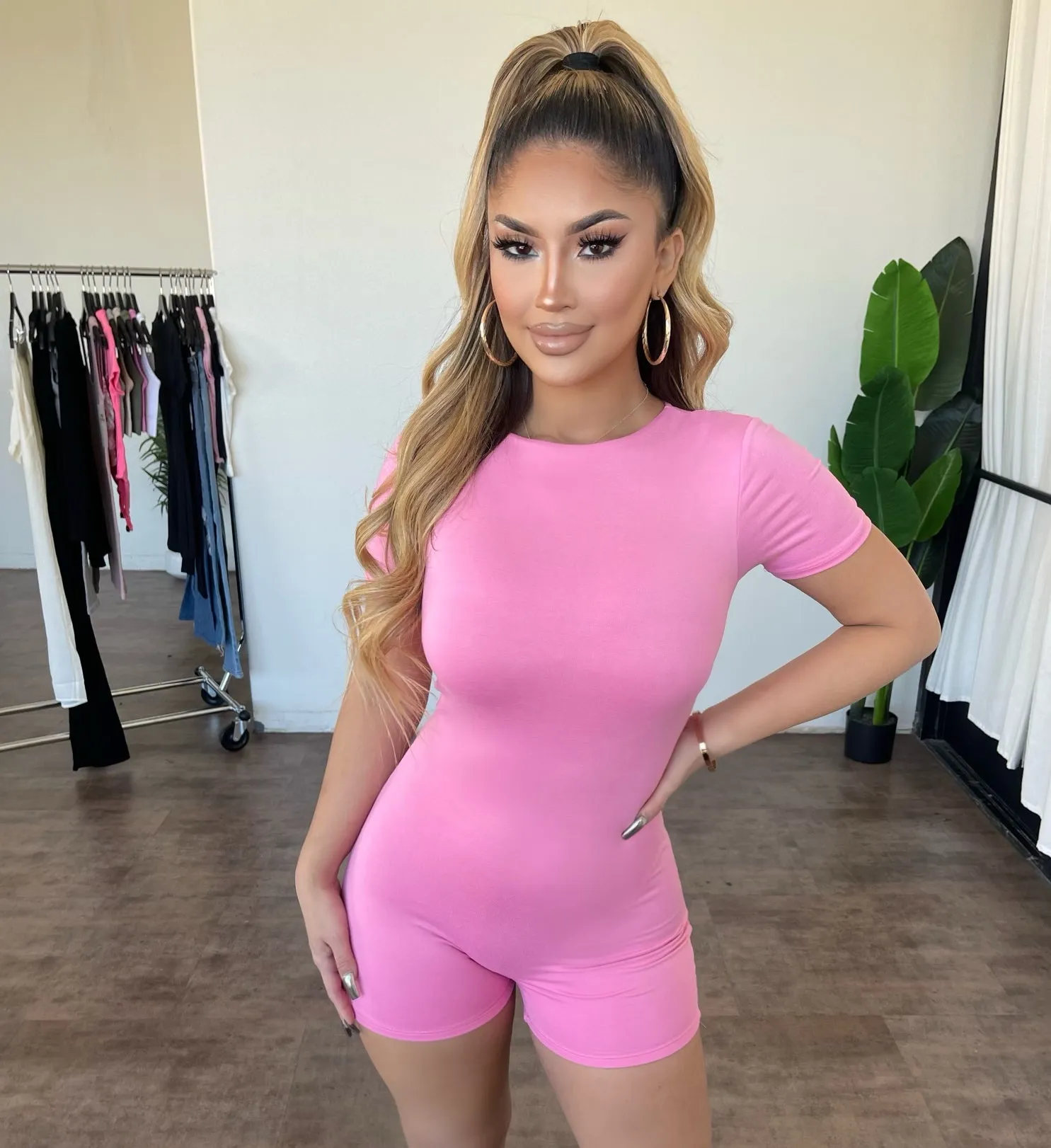 Rocio Romper(Pink) sold by OOTDFash