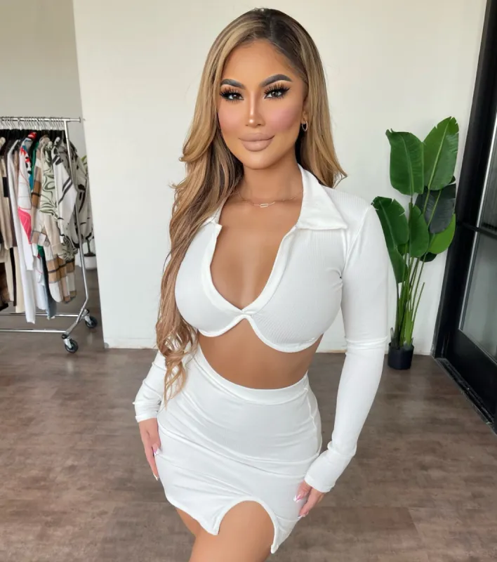 Kyra 2 Piece Set(White) sold by OOTDFash