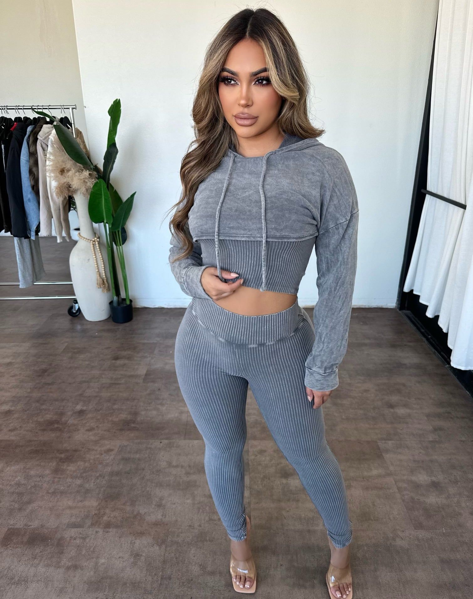 Maisy Set (Grey) sold by OOTDFash