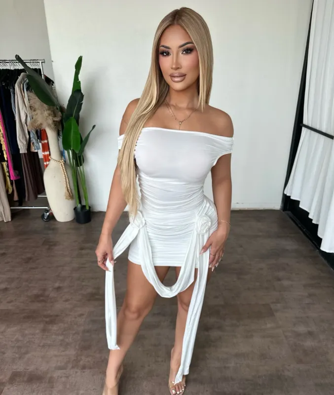 Rosa Dress (White) sold by OOTDFash