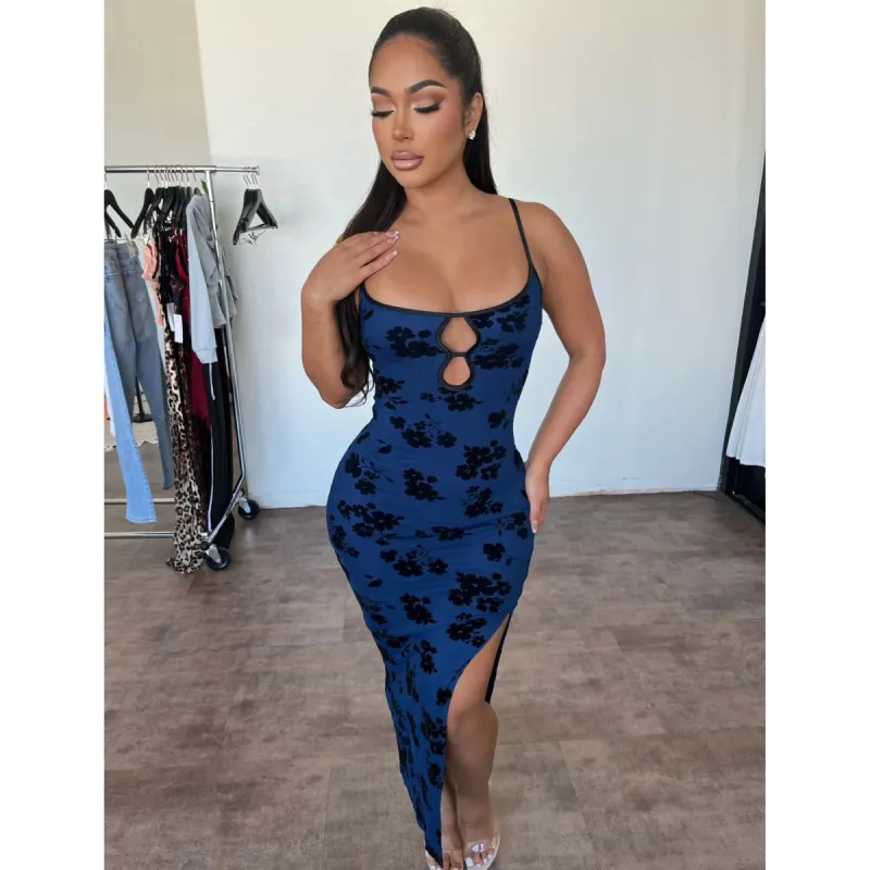 Melissa Dress (Blue/Navy) sold by OOTDFash