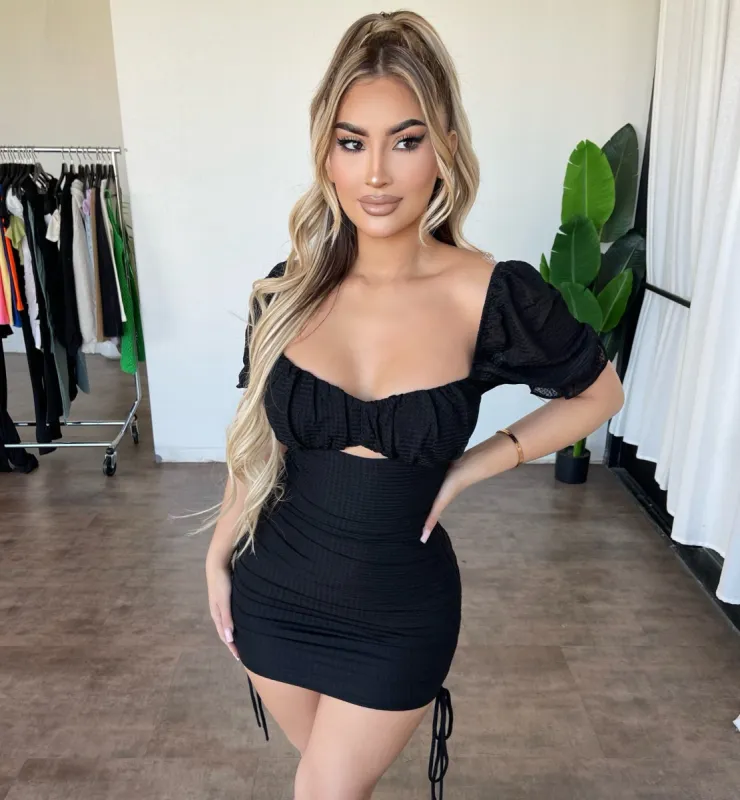Tanya Mini Dress(Black) sold by OOTDFash
