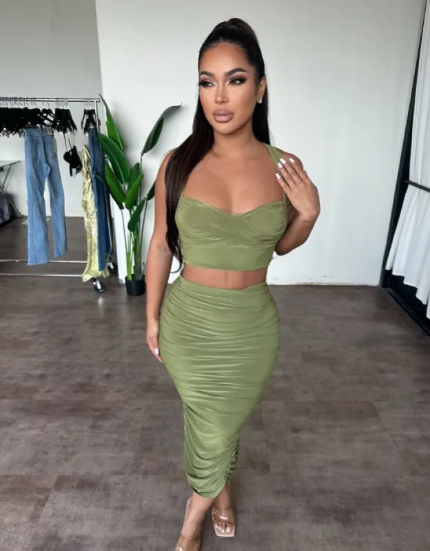 Ganesi Set(Green Moss) sold by OOTDFash