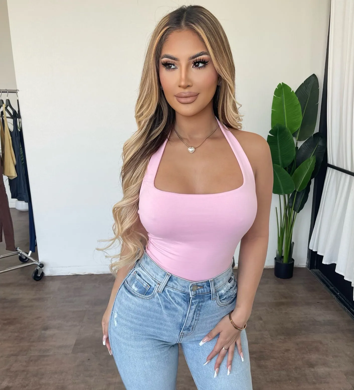 Daisy Cropped Top(Light Pink) sold by OOTDFash