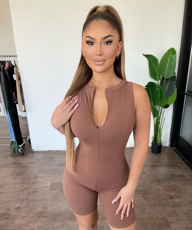 Trina Jumpsuit(Mocha) sold by OOTDFash