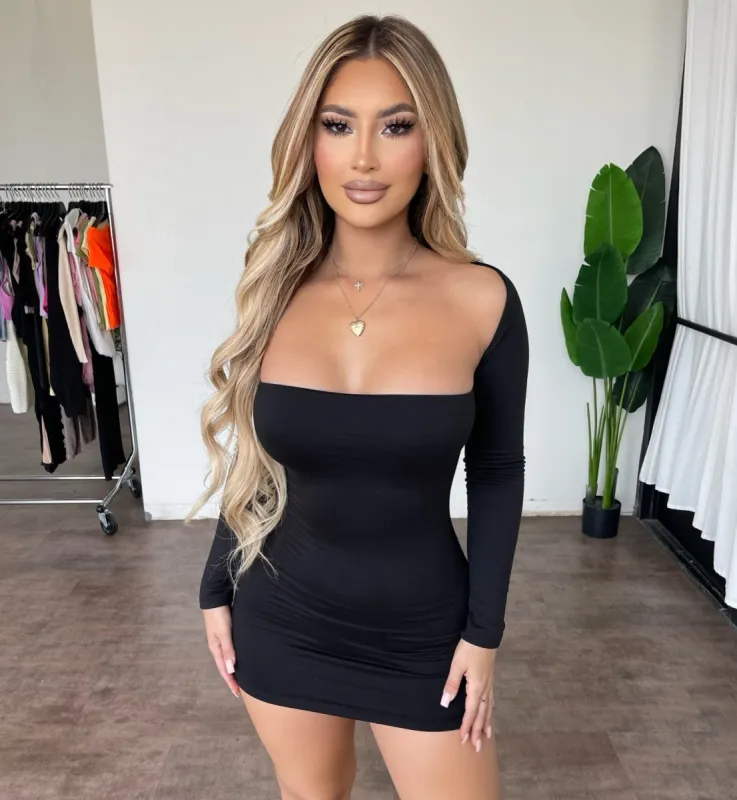 Priscilla Mini Dress(Black) sold by OOTDFash