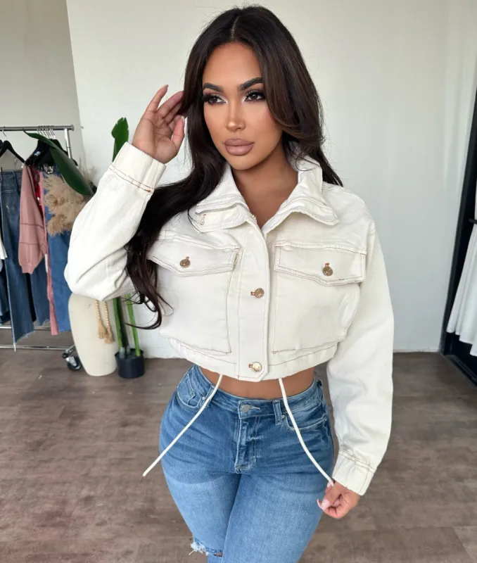 Iris Jacket (Ecru) sold by OOTDFash