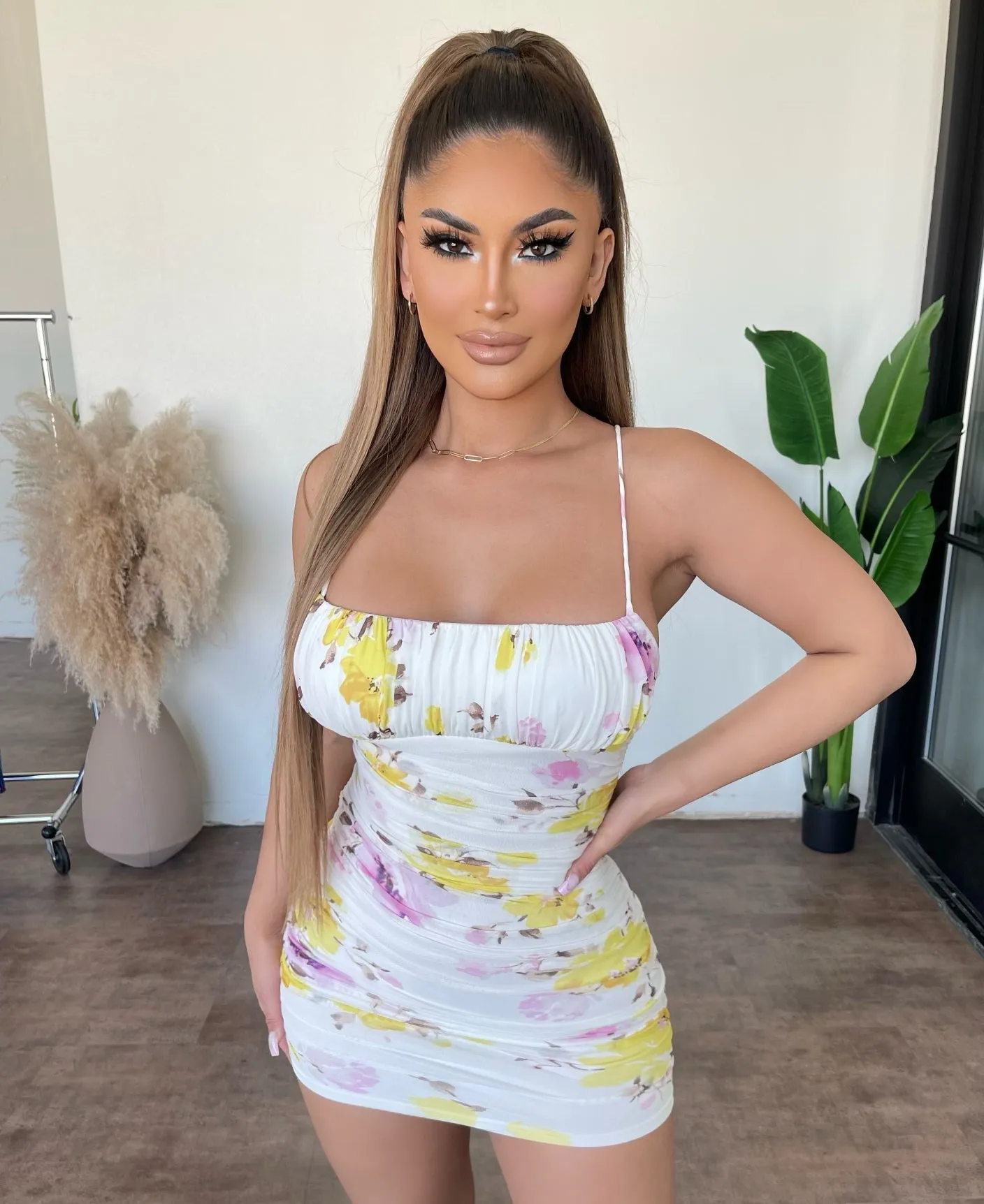 Oriana Dress(Yellow Ivory) sold by OOTDFash