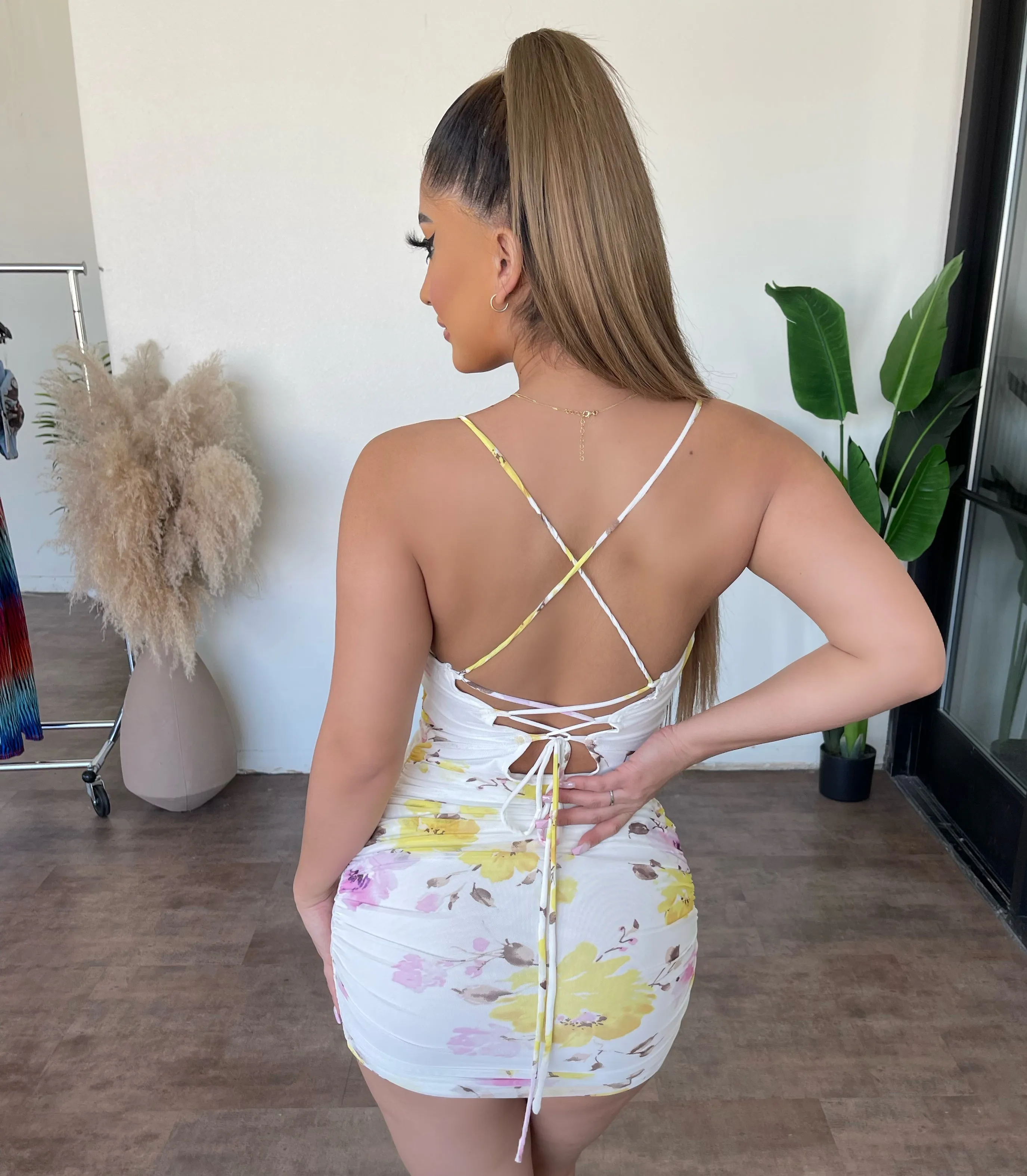 Oriana Dress(Yellow Ivory) sold by OOTDFash product image thumbnail 2