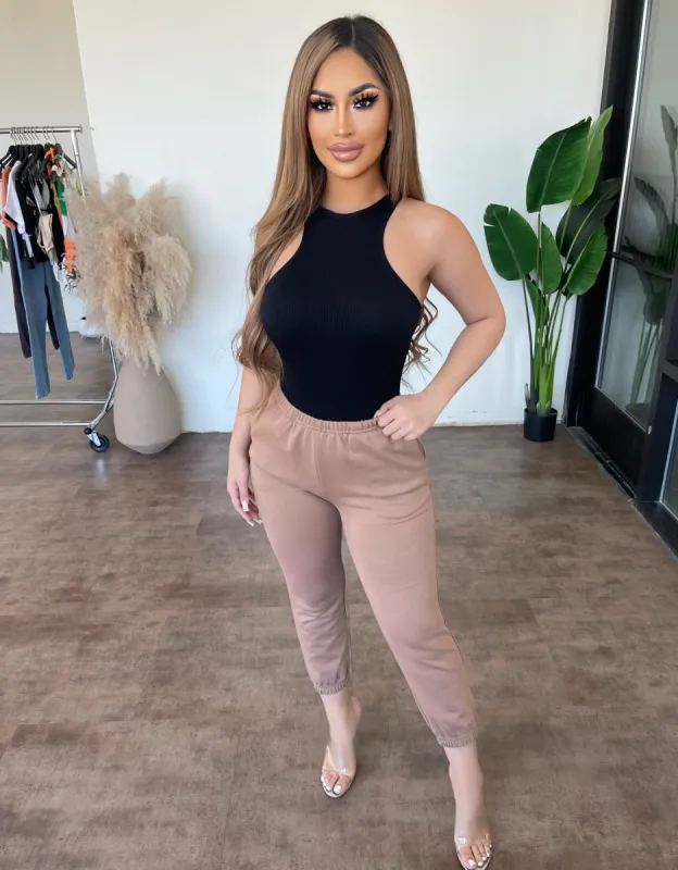 Manuel Joggers(Taupe) sold by OOTDFash