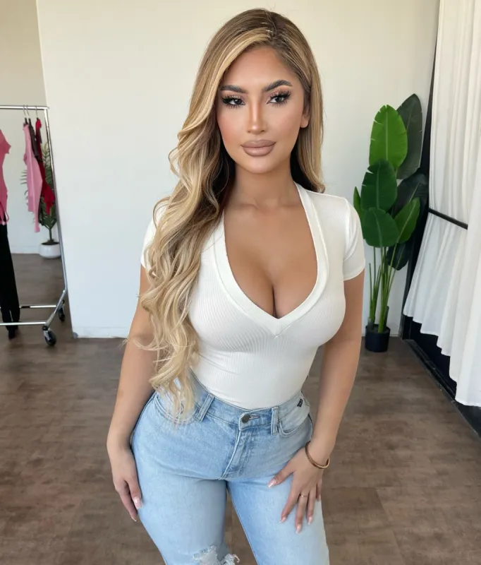 Wilma Bodysuit(Ivory) sold by OOTDFash