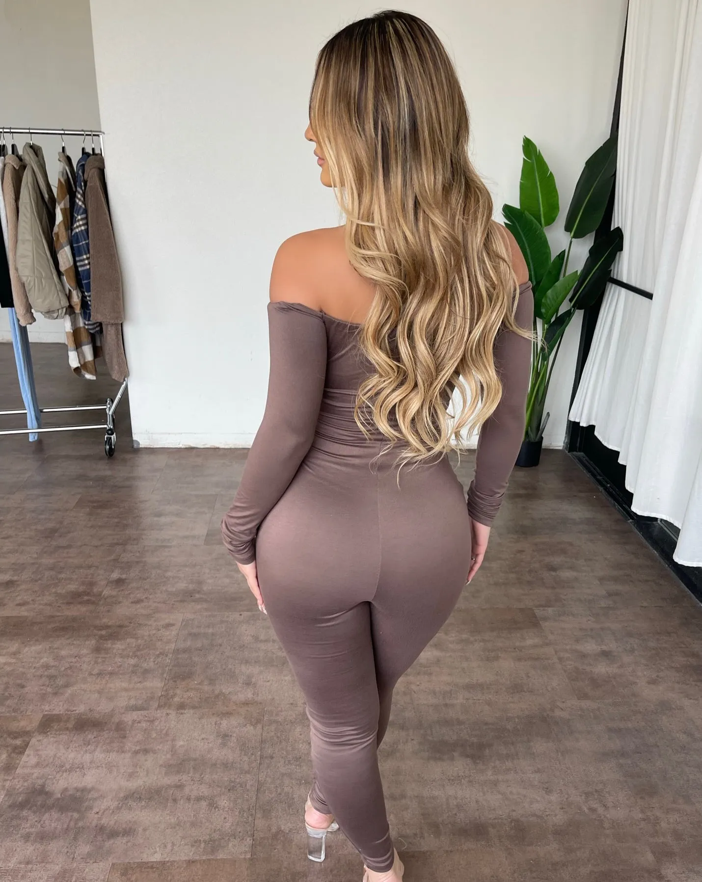 Gaby Jumpsuit(Mocha) sold by OOTDFash product image thumbnail 3