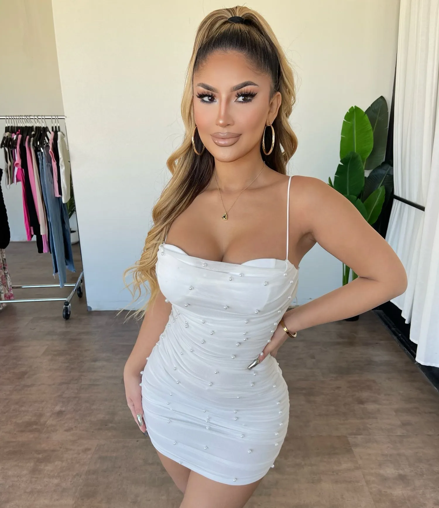 Hanna Dress(Ivory) sold by OOTDFash