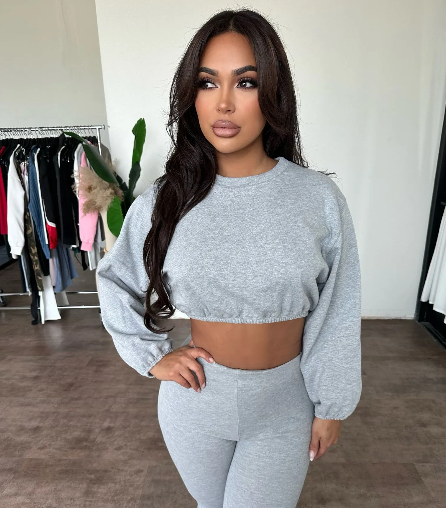 Ruby Top (Heather Grey) sold by OOTDFash