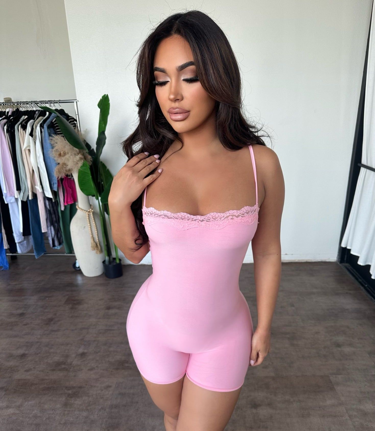 Claire Romper (Blush) sold by OOTDFash