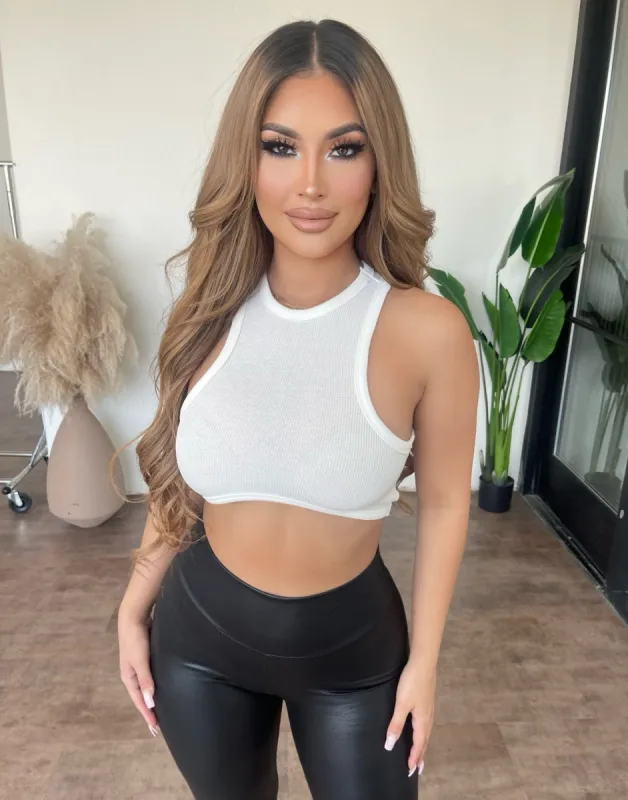 Janessa Cropped Top(White) sold by OOTDFash