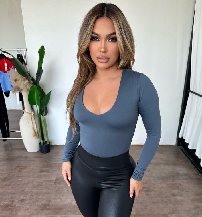 Bria Top (Charcoal) sold by OOTDFash