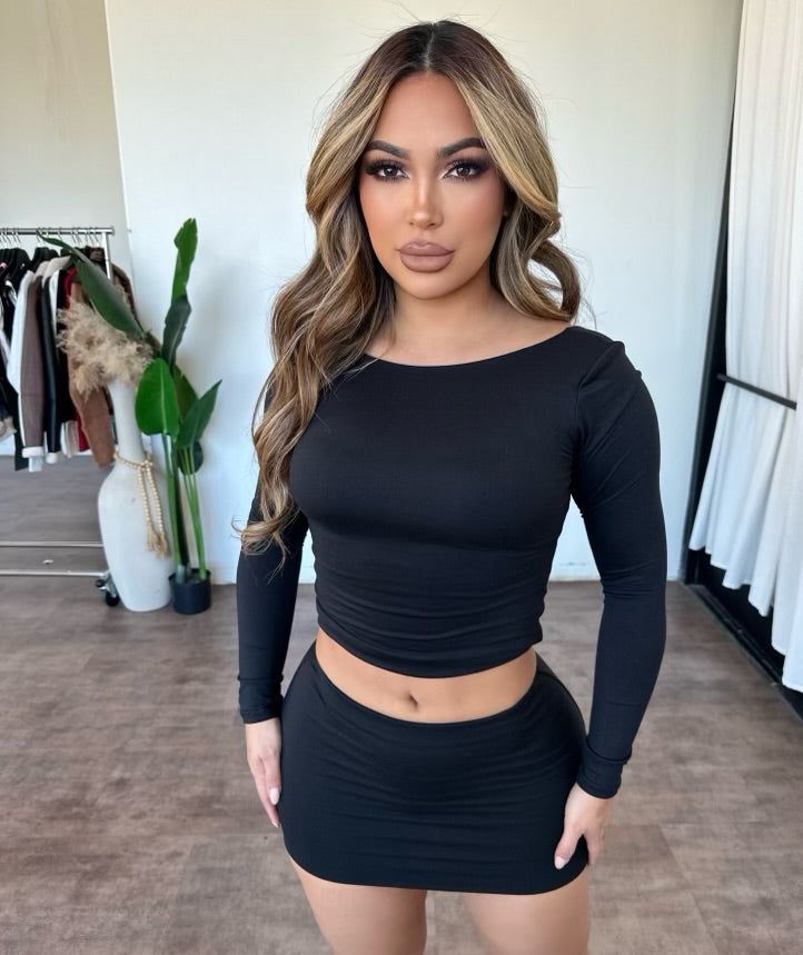 Angie Skirt (Black) sold by OOTDFash