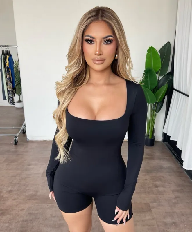 Elyse Romper (Black) sold by OOTDFash