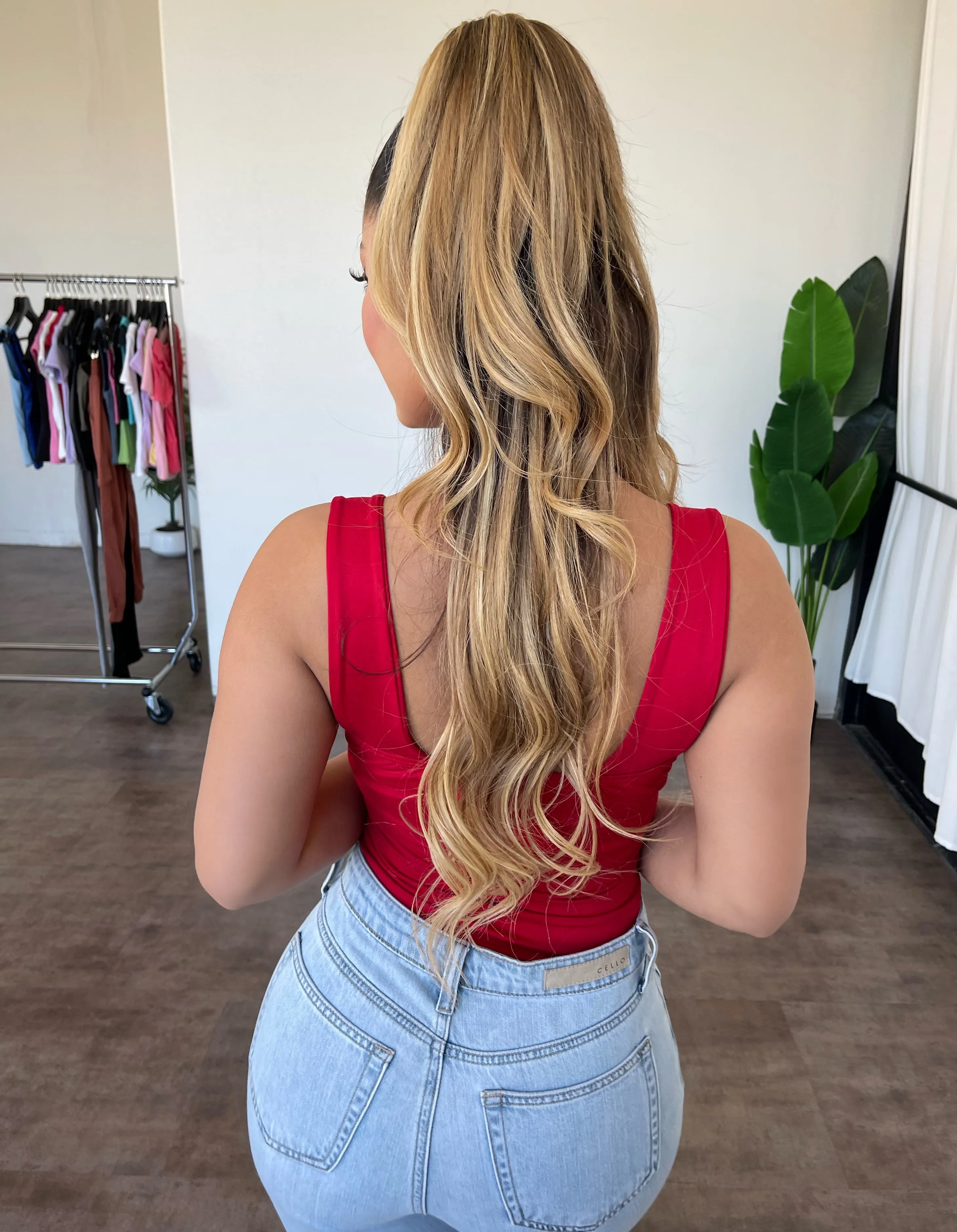 Ada V-neck Top(Red) sold by OOTDFash product image thumbnail 3