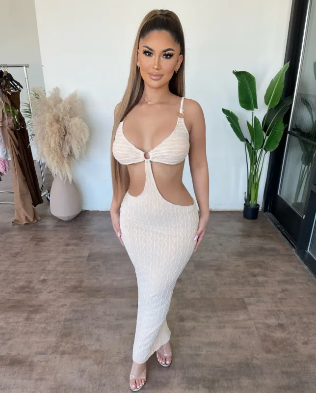 Debra Dress (Cream) sold by OOTDFash