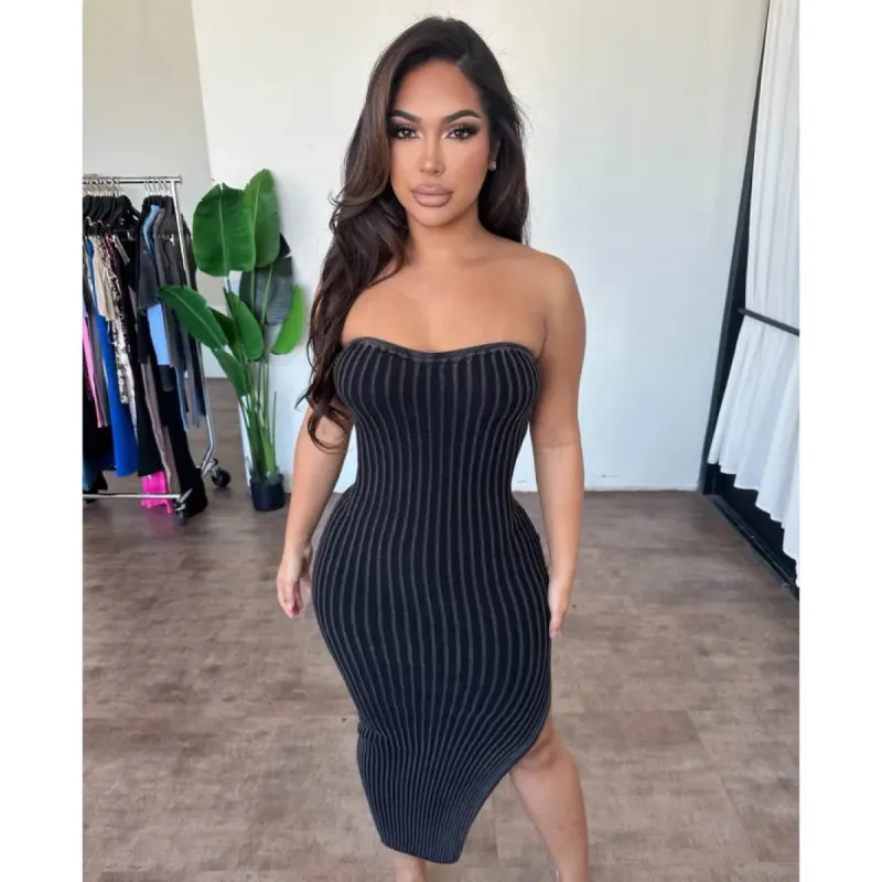 Daniella Dress (Black) sold by OOTDFash