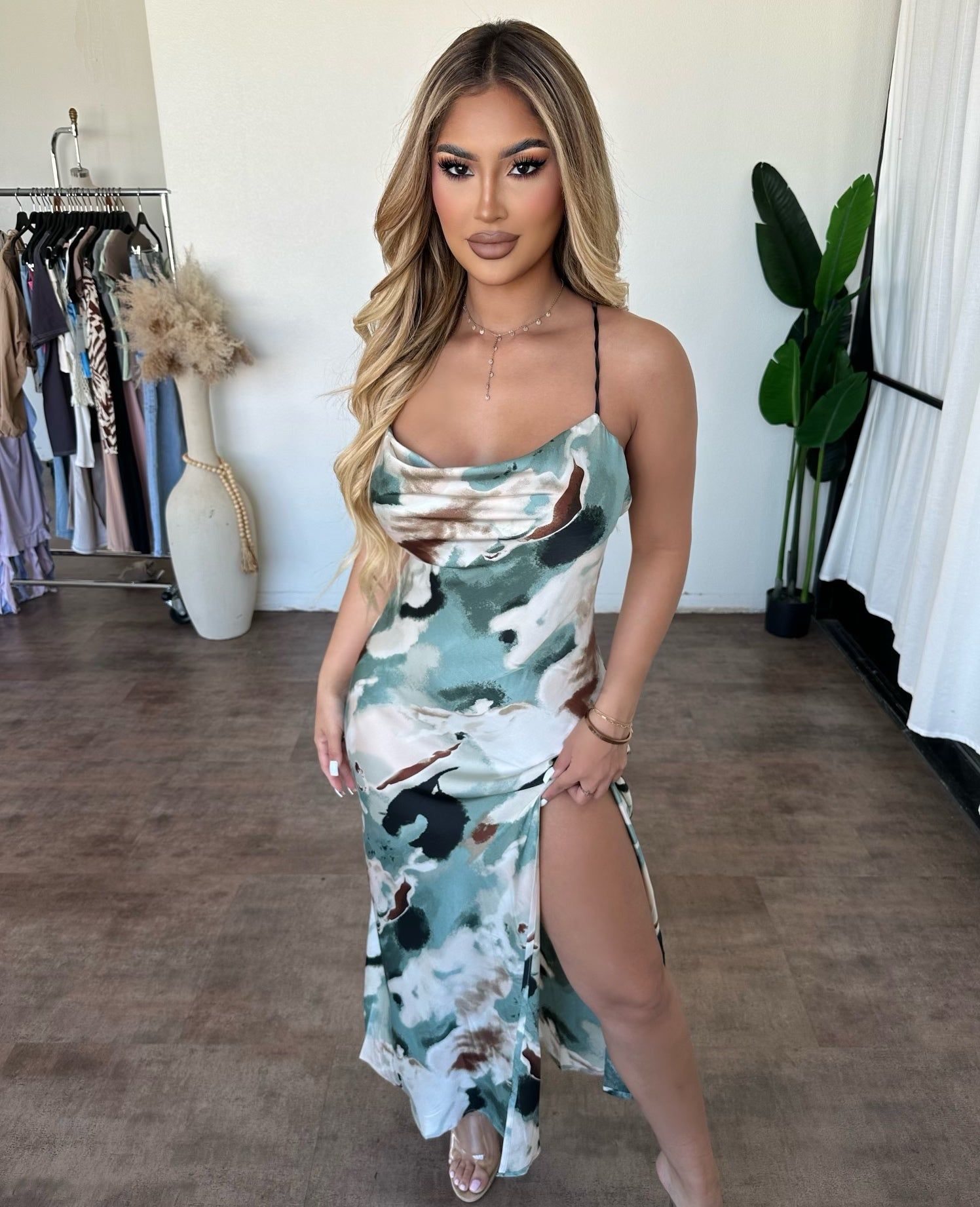 Alice Dress (Sage) sold by OOTDFash