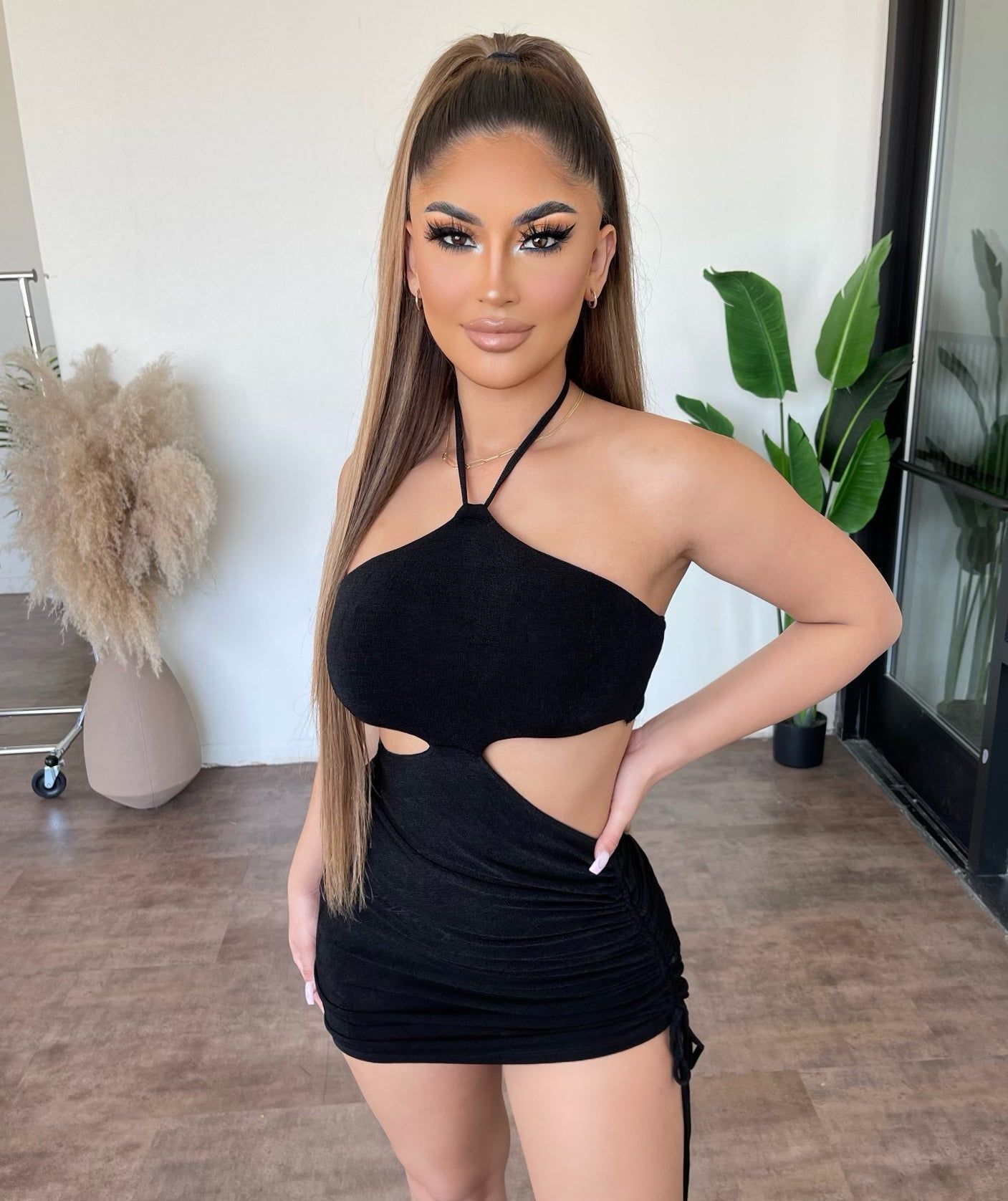 Lina Dress (Black) sold by OOTDFash