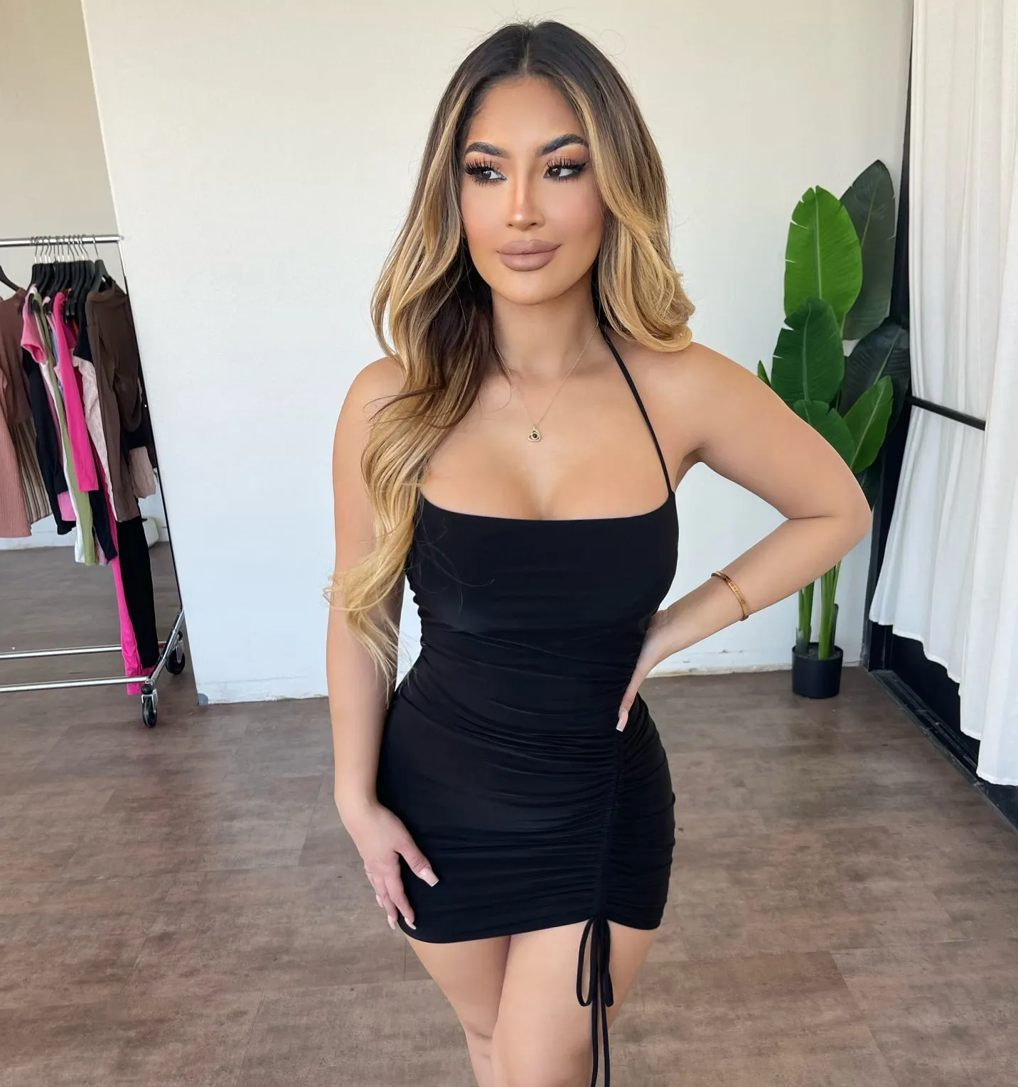 Leyla Mini Dress(Black) sold by OOTDFash