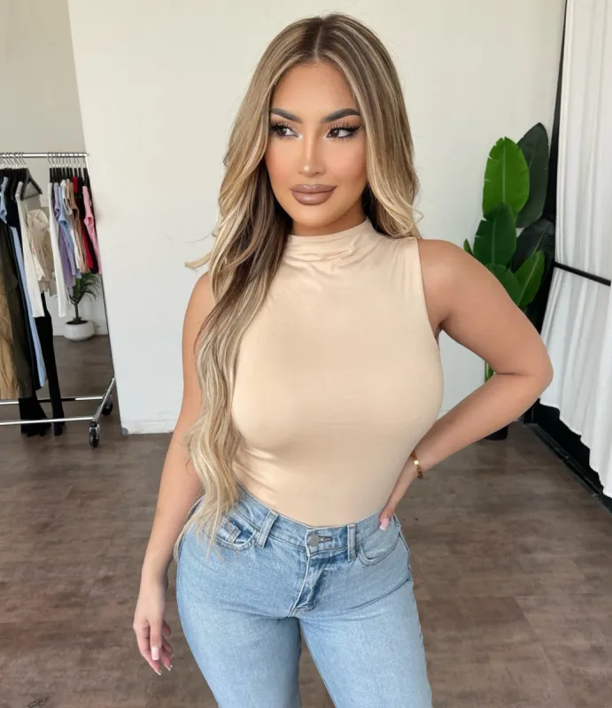 Brianna Tank Bodysuit(Nude) sold by OOTDFash