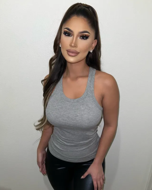 Noella Tank Top(Heather Grey)FINAL SALE made by Final Touch