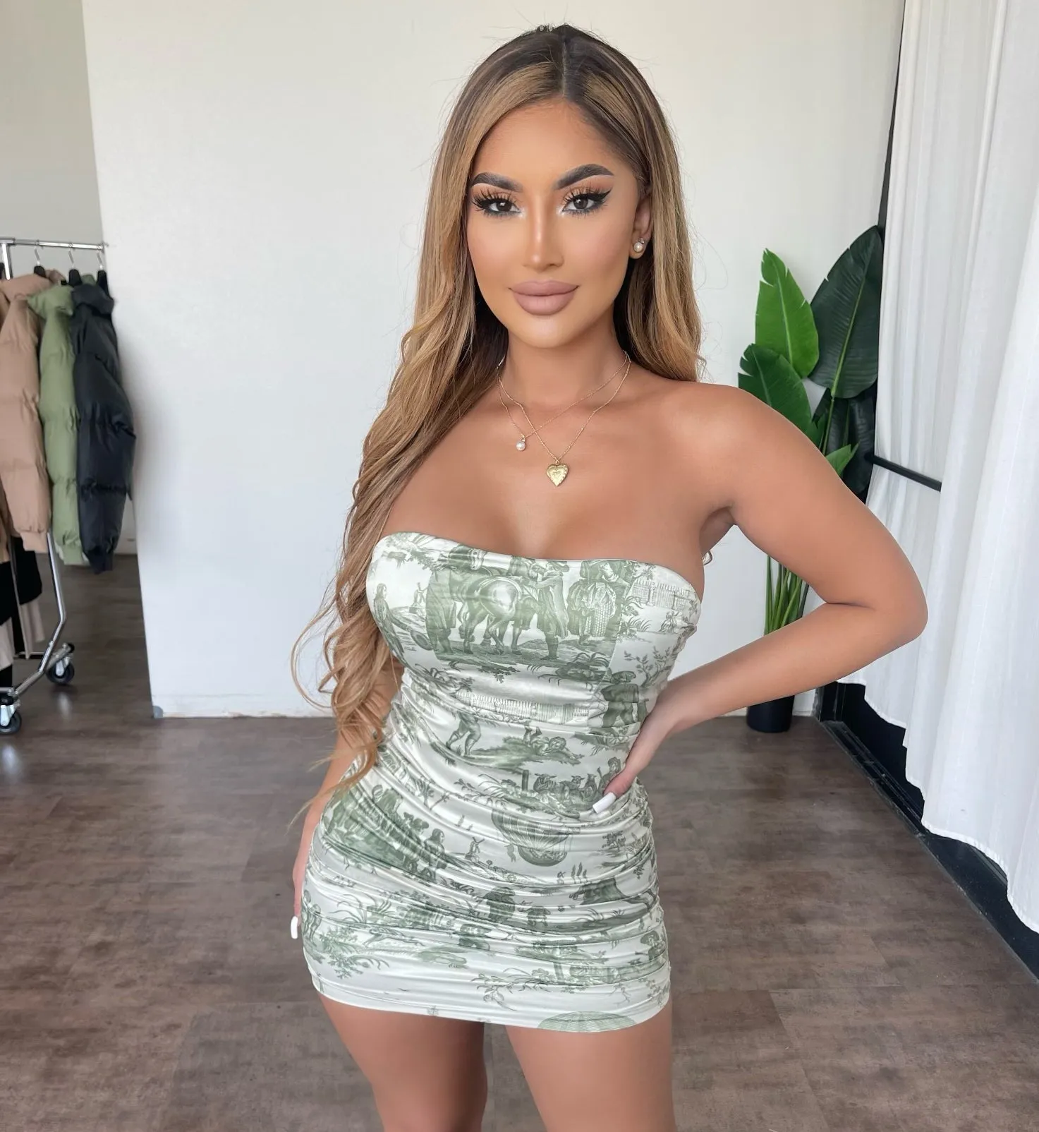 Ruth Tube Dress(Sage) sold by OOTDFash