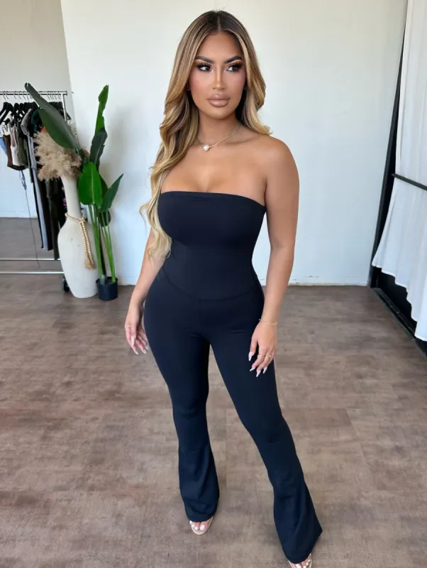 Mila Tube Jumpsuit(Black) sold by OOTDFash
