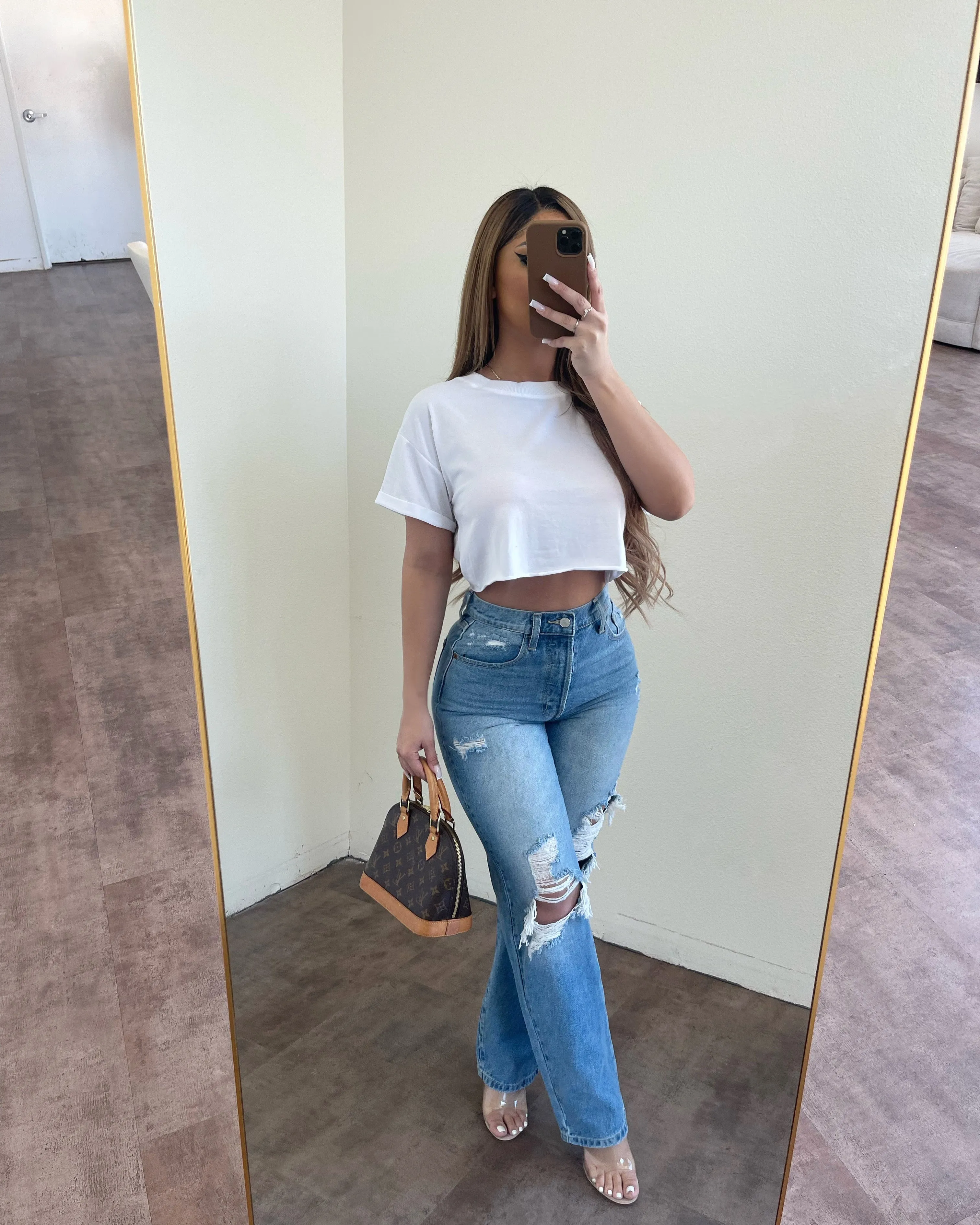 Macy Cropped T-Shirt(White)Final Sale sold by OOTDFash product image thumbnail 2