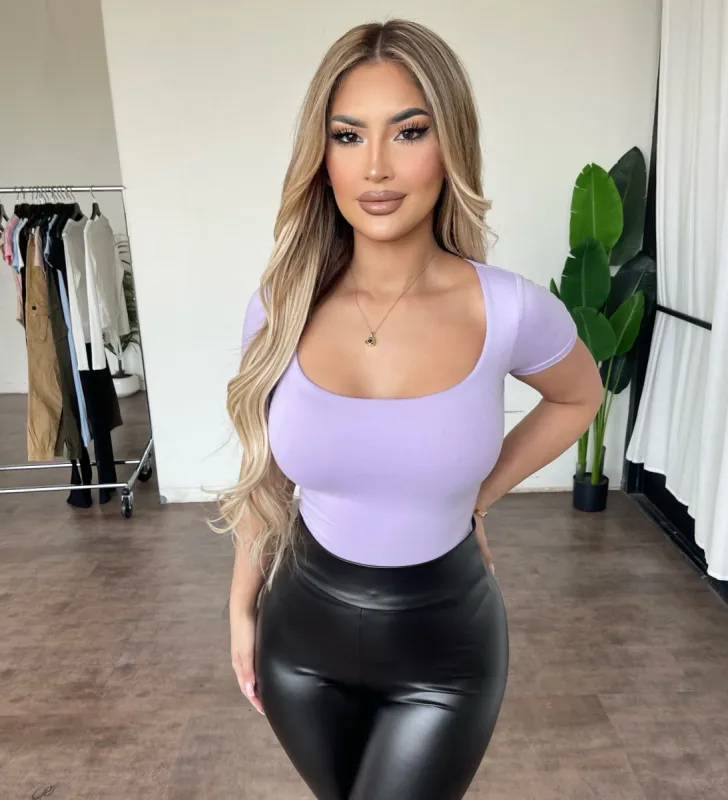 Reena Top(Lavender) sold by OOTDFash