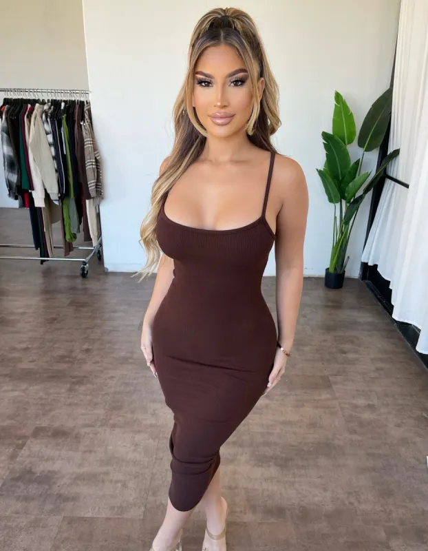 Yazmine Dress(Chocolate) sold by OOTDFash