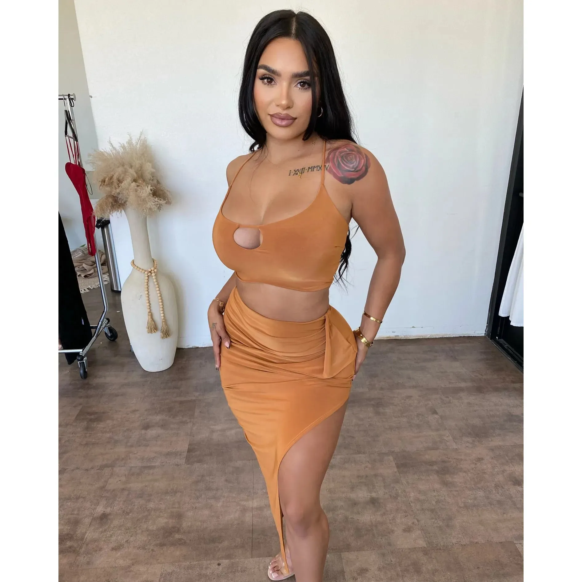 Riley Set (Pumpkin) sold by OOTDFash