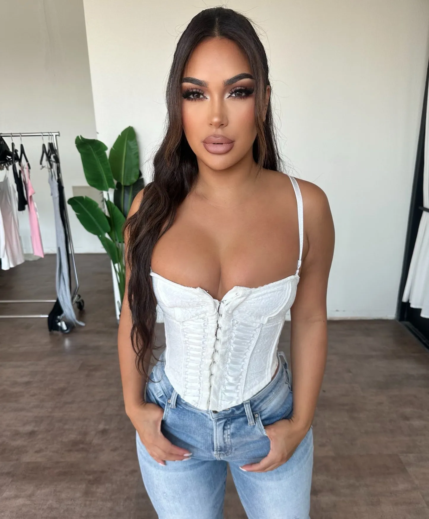 Margarette Corset Top (White) sold by OOTDFash