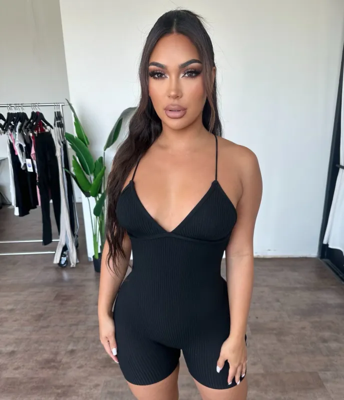 Selina Romper (Black) sold by OOTDFash