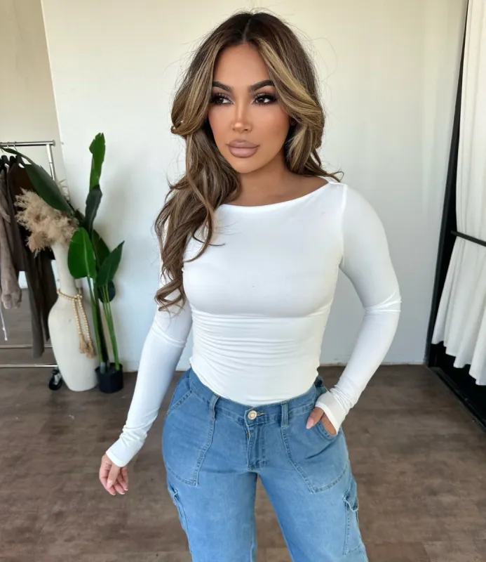 Briana Top (Off White) sold by OOTDFash