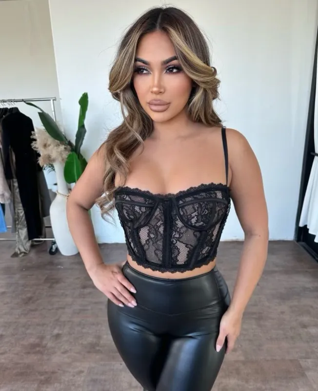 Nancy Top (Black) sold by OOTDFash