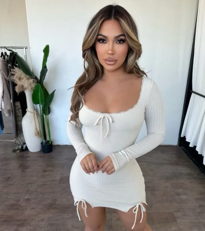 Everly Dress (Sand) sold by OOTDFash