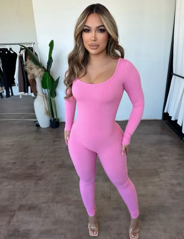 Maddy Jumpsuit (Pink Carnation) sold by OOTDFash