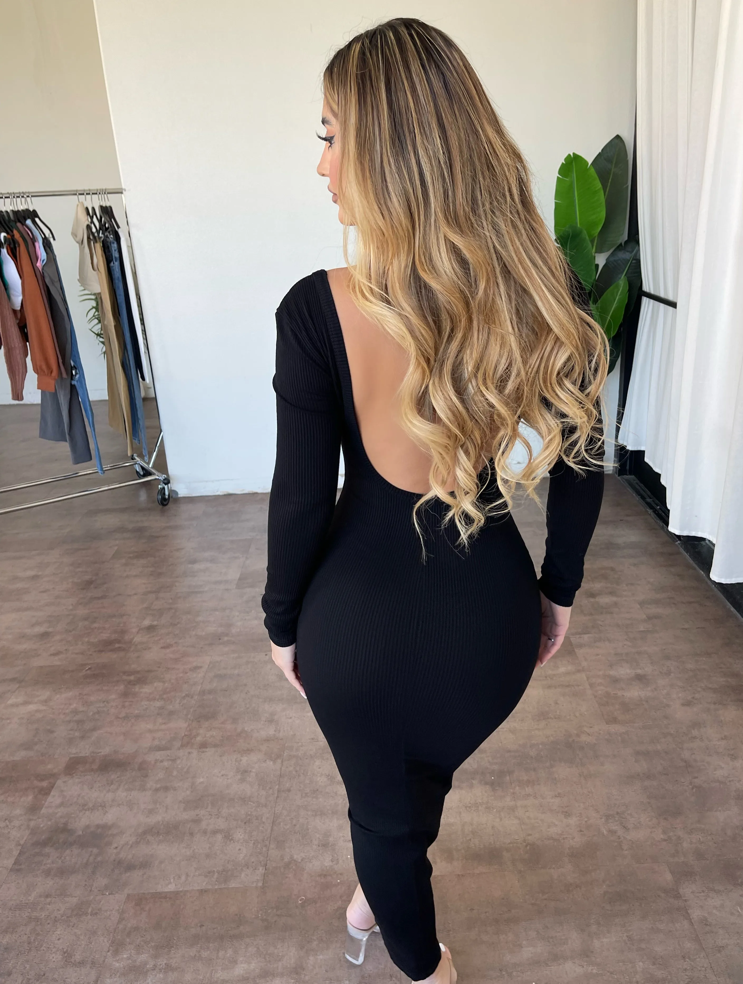 Kimmy Rib Dress(Black) sold by OOTDFash product image thumbnail 3