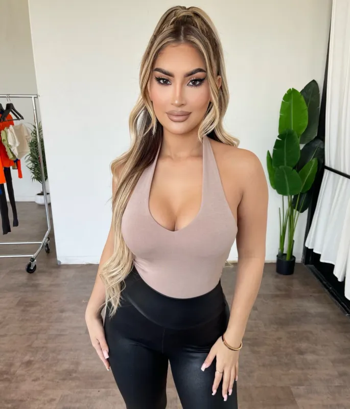 Ivette Bodysuit(Mocha) sold by OOTDFash