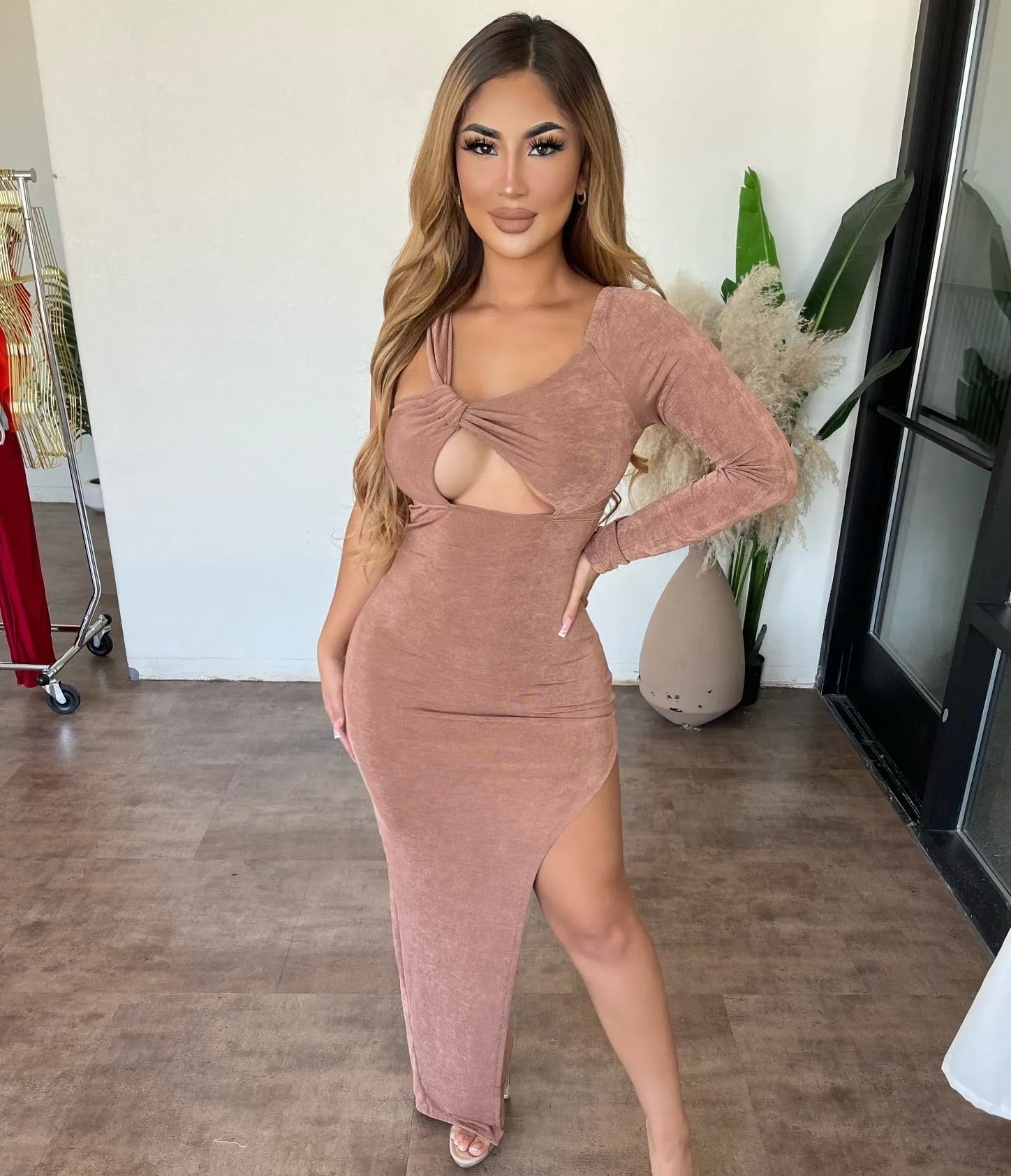 Vivian Dress(Brown) sold by OOTDFash